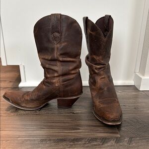 Durango Crush Leather Cowboy Boots Western Cowgirl